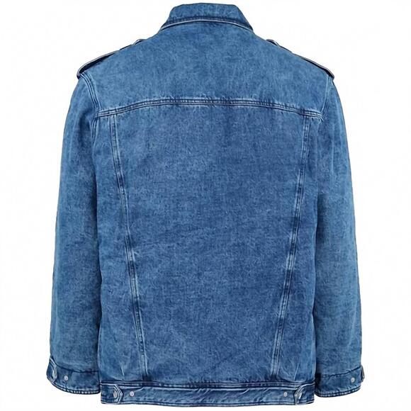 NEW ISABEL MARANT men's joltao denim jacket in blue